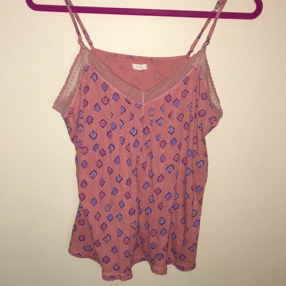 Patterned Pink Tanktop
